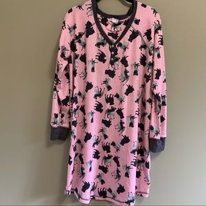 🌻 [CLOSET SALE] fun and cozy pug dog nightgown